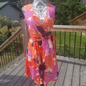 JUST ADDED! Banana Republic Floral Faux Wrap Dress
